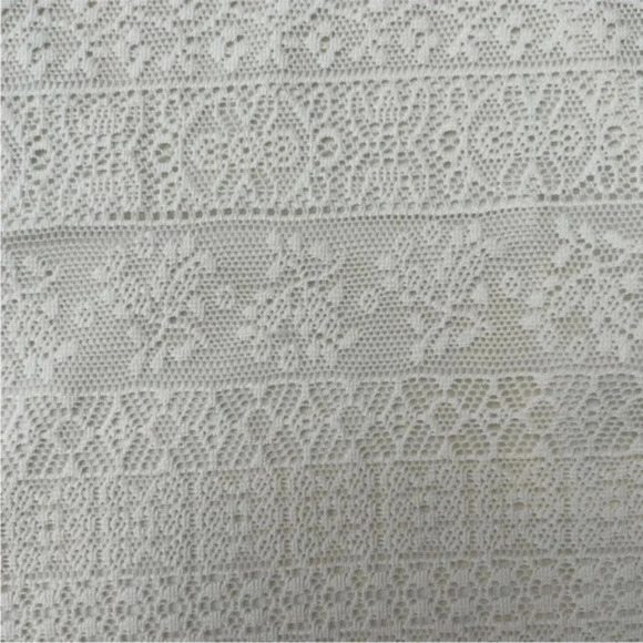 New Hollister Y2K Creme Lace Semi Sheer Crop Top - Picture 3 of 7